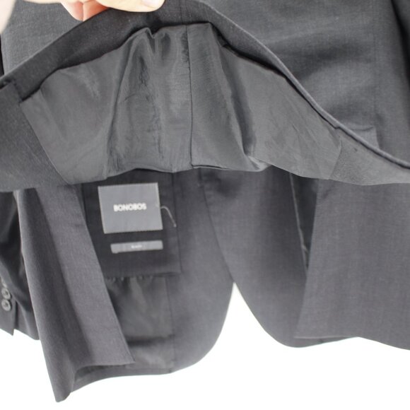 Bonobos Sport Coat Mens 40R Slim Fit Wool Blend Single Breasted Two Button notch - Picture 4 of 16